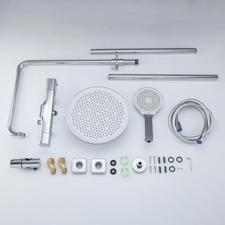 Душевая стойка Gappo G2495-71 с термостатом хром